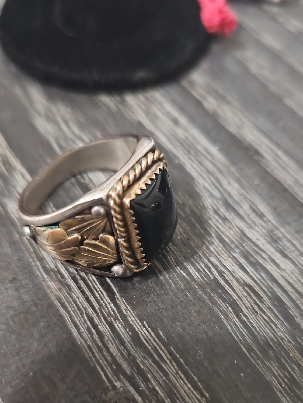 Carolyn Pollack Mens 2 Tone Ring 10.5 - Picture 2 of 3